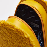 House Of Holland Abstract Shape Cross Body Bag In Teddy Mustard