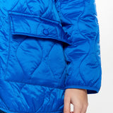 House Of Holland Quilted Jacket In Blue