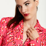 House Of Holland Pink Flame Clashing Colours Blazer