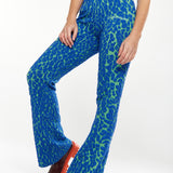 House Of Holland Duo Trouser In Blue