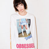 @shesvague 'Obsessed' White Long Sleeve Tee by House of Holland