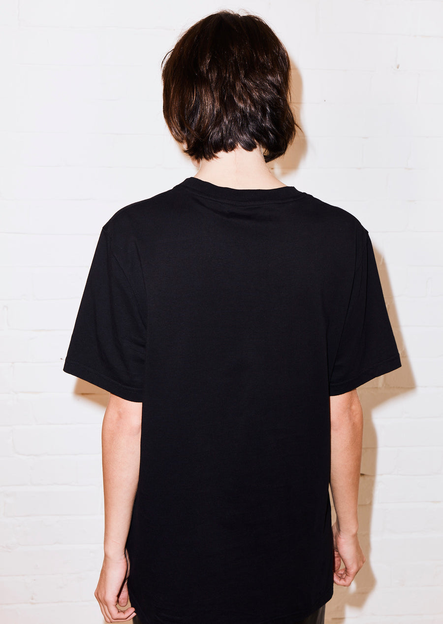 @shesvague 'Bra' Black Tee