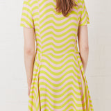 House of Holland Pink And Lime Surfer Dress