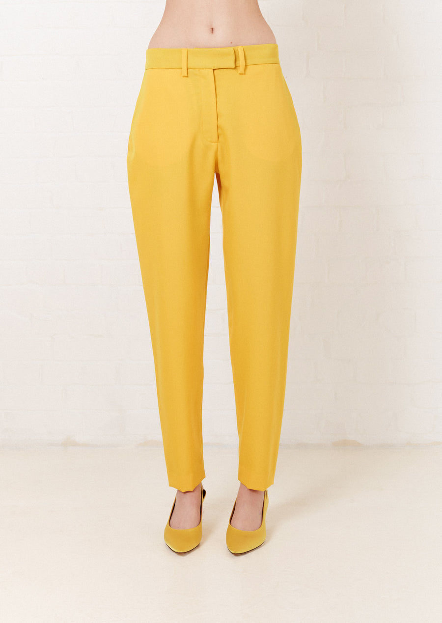 Yellow Tailored Trouser