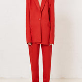House of Holland Red Tailored Suit Jacket