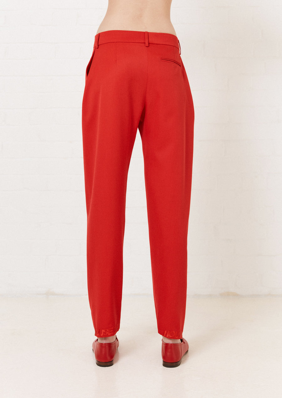 Red Tailored Trouser