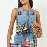 House of Holland Utility Denim Midi Dress