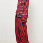 Red and Navy Stripped Pyjama Style Trousers by House of Holland