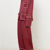 Red and Navy Stripped Pyjama Style Trousers by House of Holland