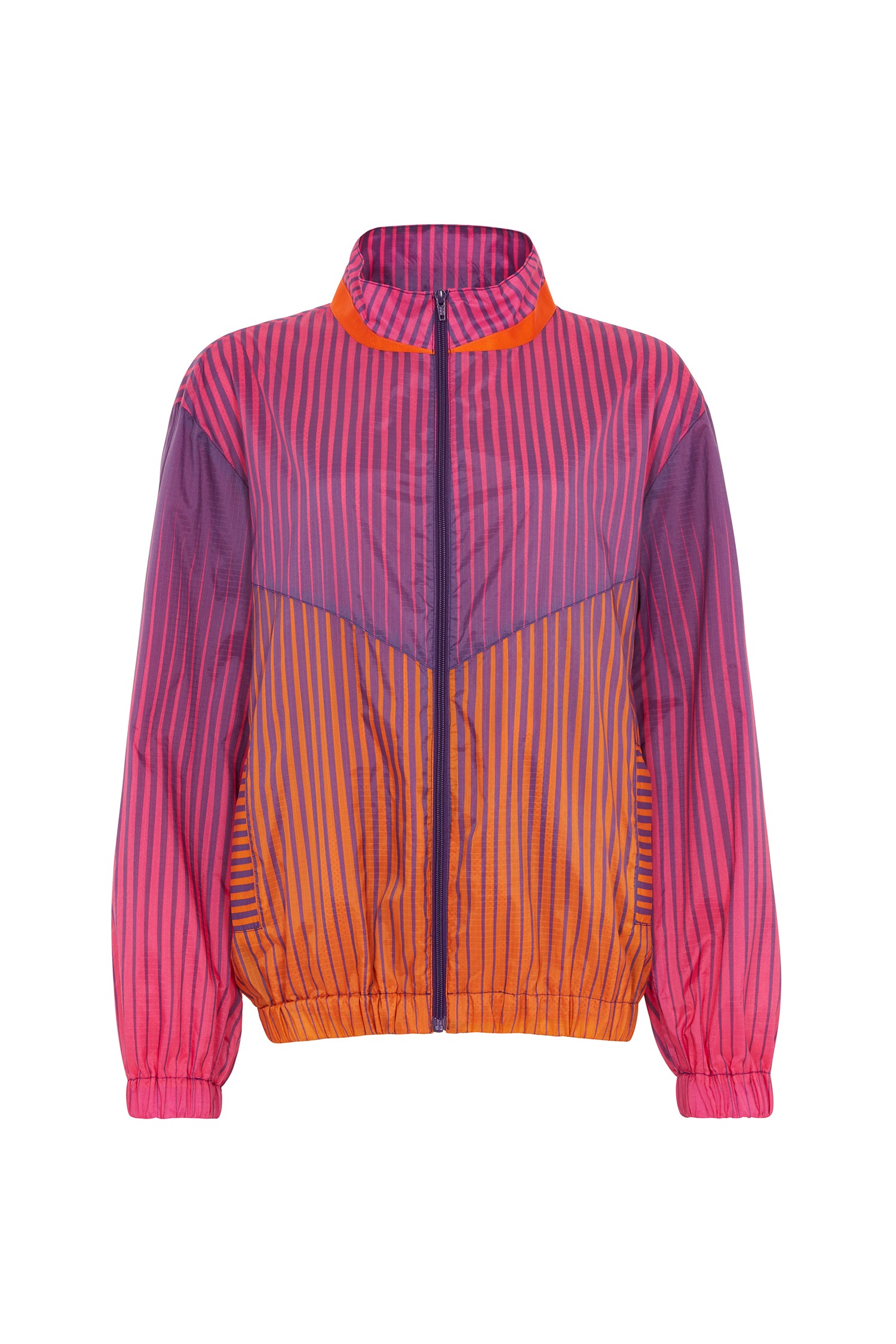 Andrew Brischler Neon Print Track Top (Pink & Orange) by House of Holland