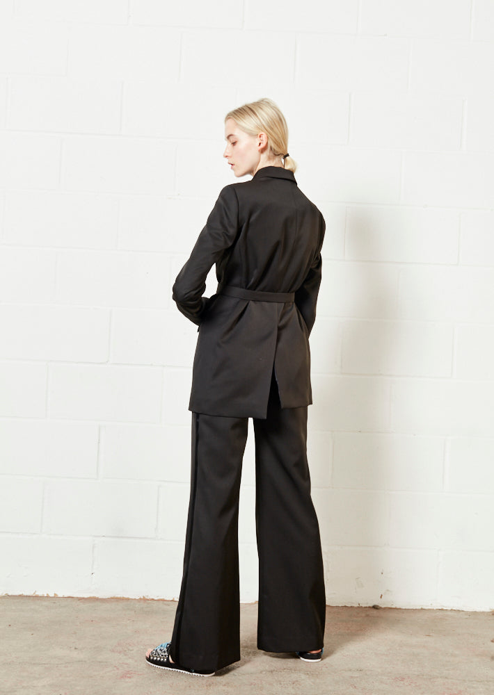 Black Wide Leg Trouser