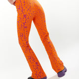 House Of Holland Duo Trouser In Orange