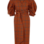 Bright Check Safari Midi Dress by House of Holland