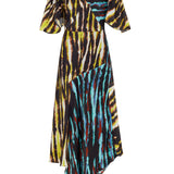 House of Holland Mixed Tie Dye Midi Dress