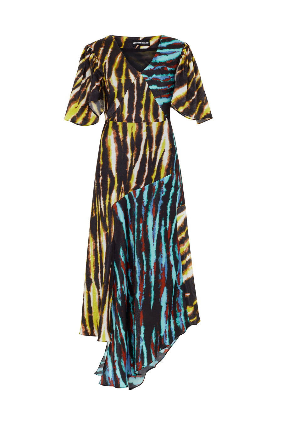 Mixed Tie Dye Midi Dress