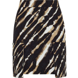 Zebra Tie Dye Mini Skirt