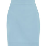 House of Holland Blue Suit Mini Skirt