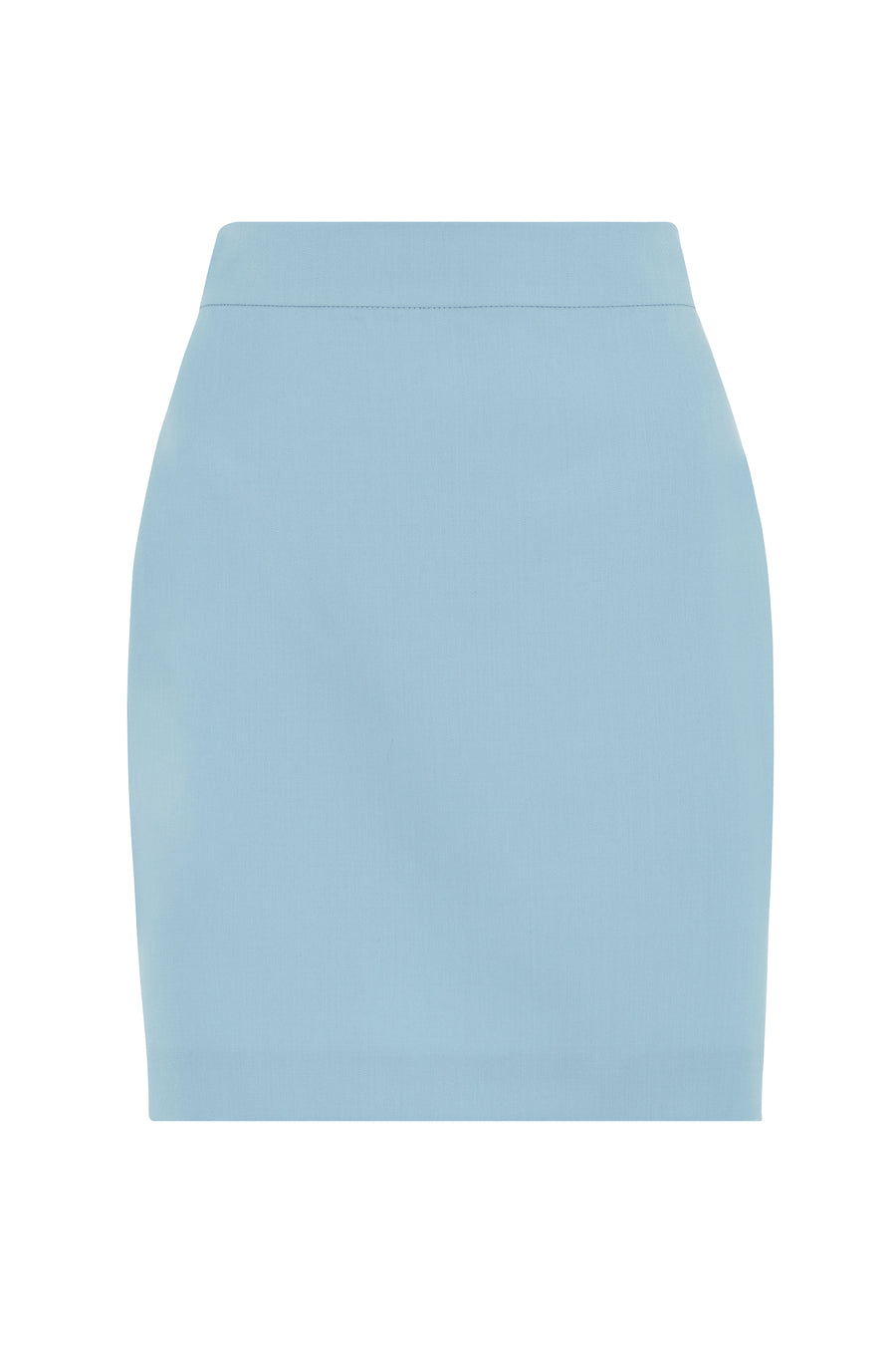 Blue Suit Mini Skirt