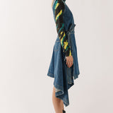 House of Holland Folded Denim Dress