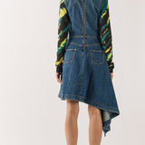 House of Holland Folded Denim Dress