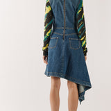 House of Holland Folded Denim Dress