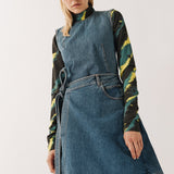 House of Holland Folded Denim Dress