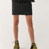 House of Holland Quilted Mini Skirt
