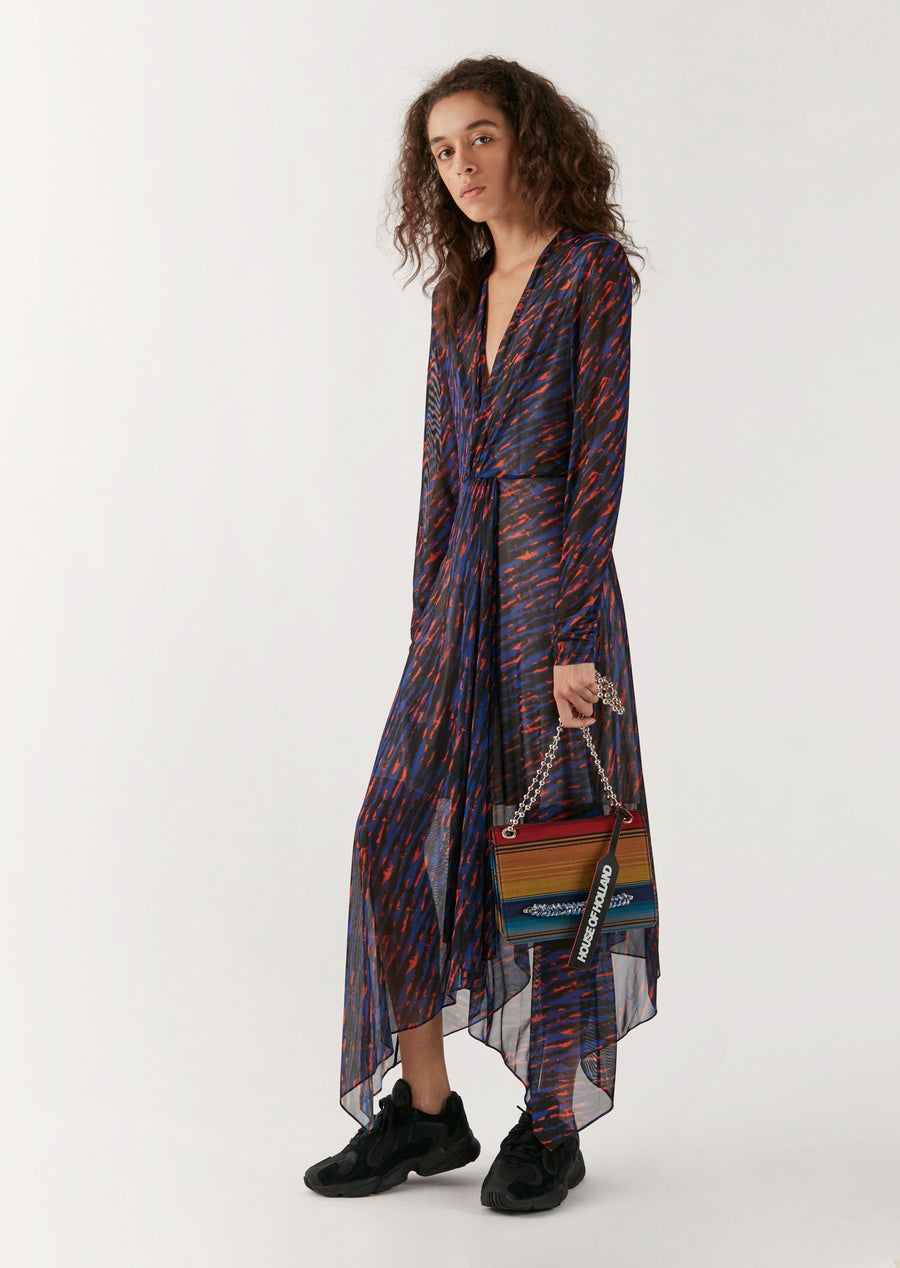 Knot Tie Midi Dress