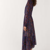 House Of Holland Knot Tie Midi Dress