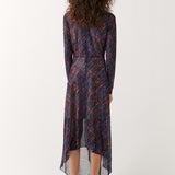 House Of Holland Knot Tie Midi Dress