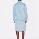 House of Holland Monogram Denim Jacket