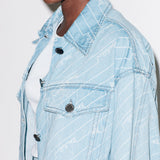 House of Holland Monogram Denim Jacket