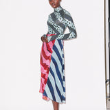 House of Holland Stripe Cheetah Top