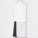 House of Holland White Satin Tailored Jacket