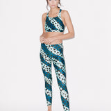 House of Holland HOH X Speedo Muted Cheetah Stripe Leggings