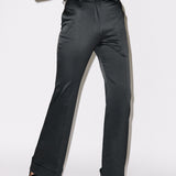 House of Holland Black Satin Tailored Flared Trouser