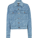 House of Holland Monogram Denim Jacket