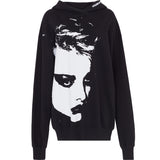 House Of Holland Longline Face Hoodie