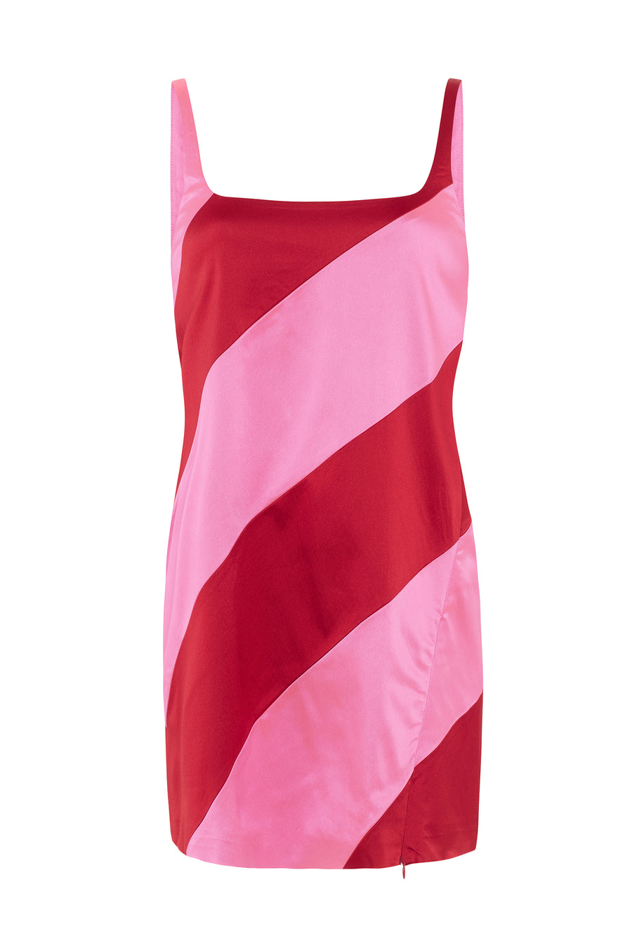 Bright Panelled Slit Dress