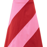 House of Holland Bright Panelled Satin Midi Skirt