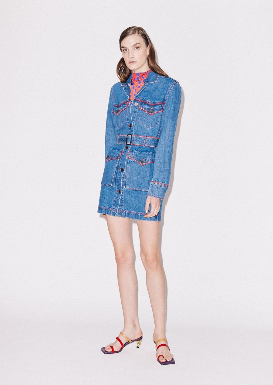 Western Denim Dress