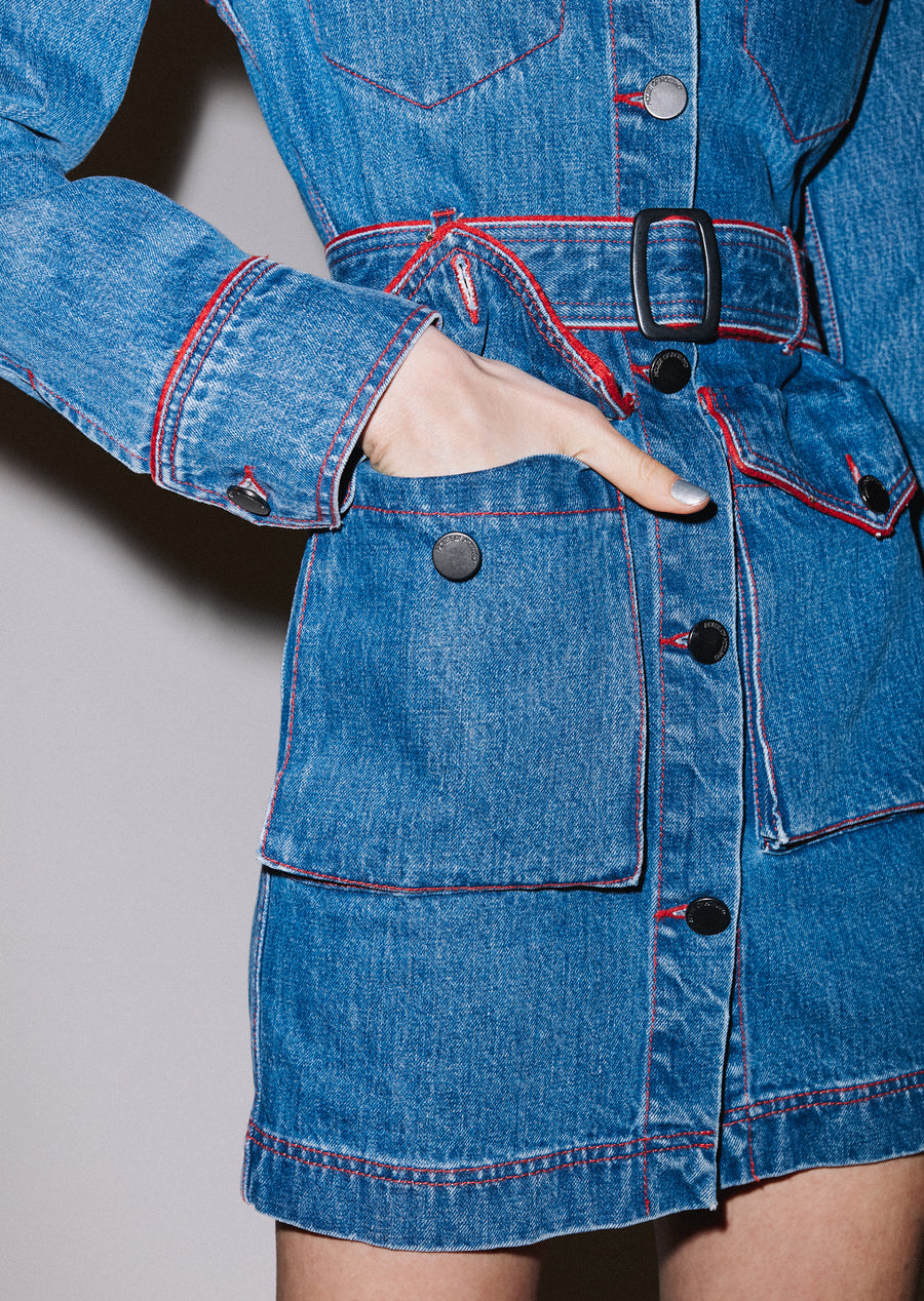 Western Denim Dress