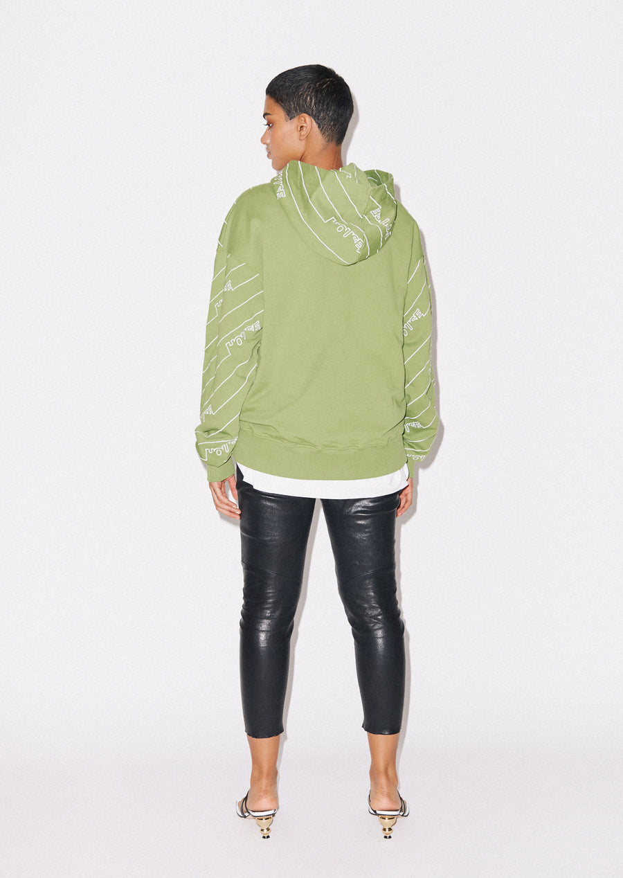House Monogram Longline Hoodie