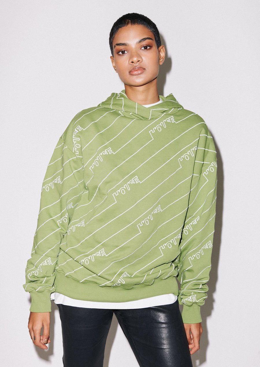 House Monogram Longline Hoodie