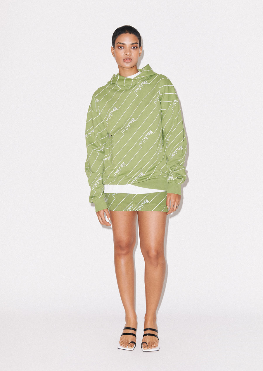 House Monogram Longline Hoodie