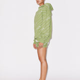 House of Holland House Monogram Longline Hoodie