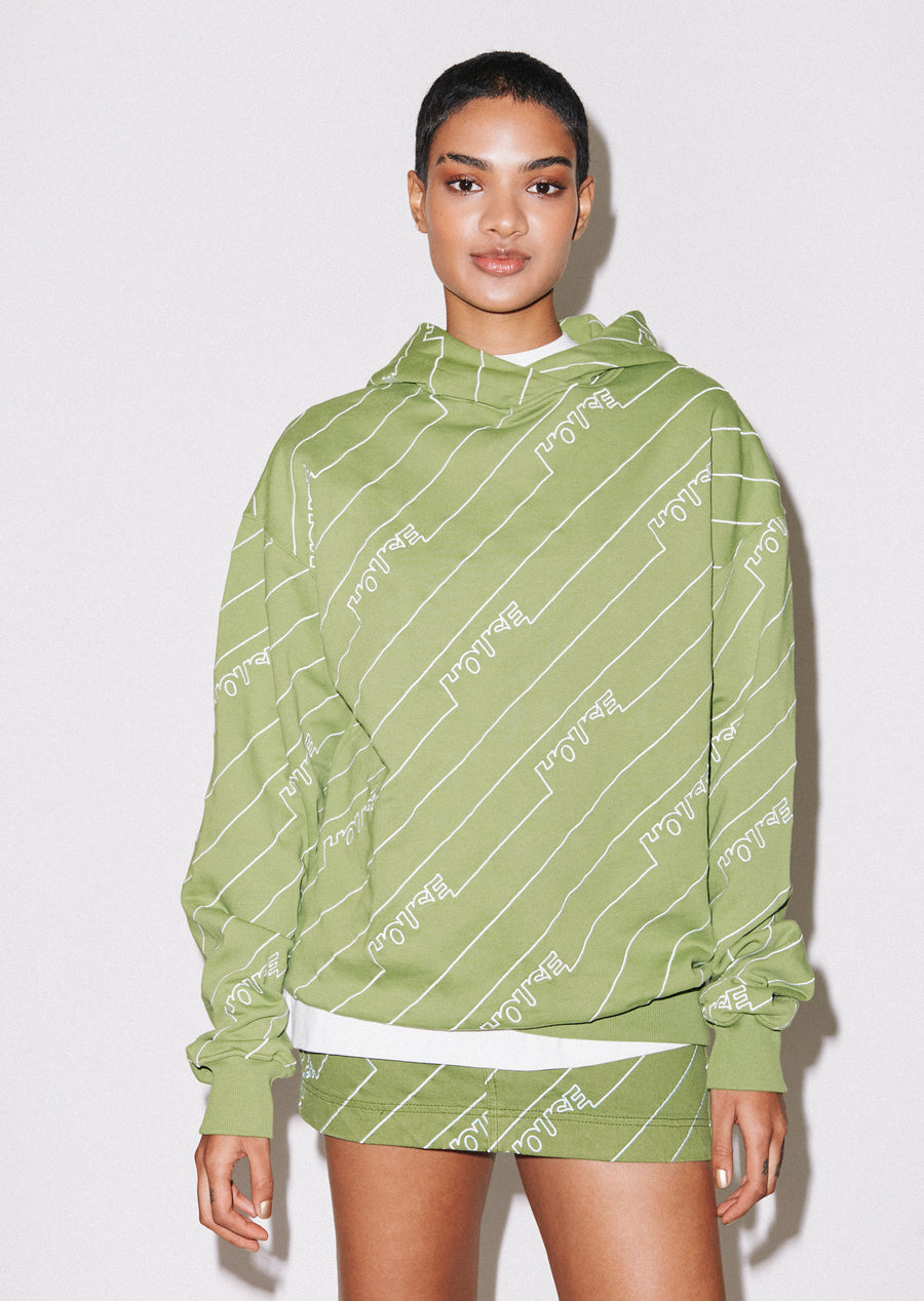 House Monogram Longline Hoodie