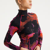 House Of Holland Abstract Wire Print Mesh Mini Dress