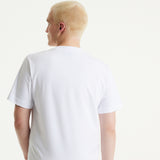 House of Holland White Laser Cut Transfer Printed T-shirt With A Shimmer Animal Detail