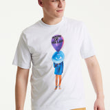 House of Holland White Balloon Digital Printed T-Shirt